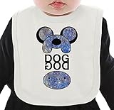 Galaxy Adventure Time Dog God ネクタイを有する有機ビブ Medium