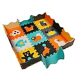（オメラース）Omelas ギフト 英語 英字 数字 プレイマット プレイスペース 子供部屋 キッズ グッズ クリスマス プレゼント キッズパズルマット (ジョイントマット・フロアマット) A105-
