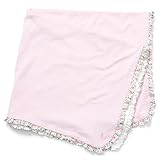 Ralph Lauren(ラルフローレン) ピンクボーダーブランケット/おくるみ [並行輸入品]