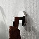 velimax Roundedシングルローブフック浴室フックポリッシュsus304ステンレス鋼壁マウントヨーロピアンスタイルfor Bath寝室キッチン