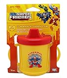DC Superfriends Superman Yellow 2 Handle Sippy Cup by DC Comics