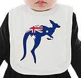 Australia ネクタイを有する有機ビブ Medium