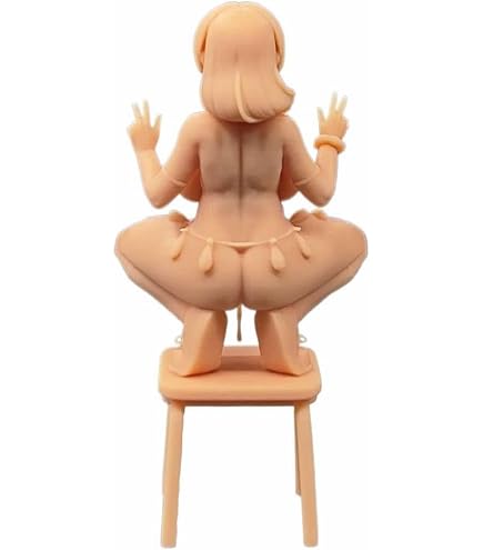 ZEDACAKAI 1/64 Scale Unpainted Miniature Figure - Literary Girl With Glasses, DIY Model For Diorama & Scene Building - View #2