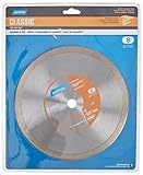 Norton Classic Diamond Blade, 5/8" Arbor, Waterproof, 8" Diameter x 0.070" Thickness, 0.393" Segment