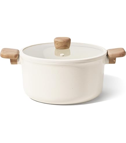 Amazon | ヨシノクラフト フッ素コート鍋 両手24cm 深さ7cm | ノー