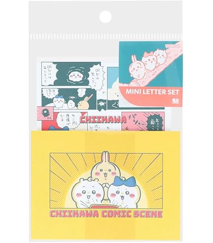 Amazon.co.jp: サンスター文具 ちいかわ レターセット ミニ モモンガ