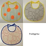 FRANKY GROW(フランキーグロウ) D.S.B BABY REVERSIBLE BIB スタイ F,GRAY BEAR/Y