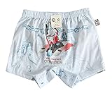 【あるこんたるこん】ロボッター トランクス コットン キッズ 男の子 ジュニア ボクサー パンツ (L(140相当))