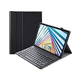 Lenovo Tab 7 ケース Lenovo Tab M10a 5G キーボード SoftBank TAB7 キーボード Lenovo Tab 7 キーボード【Trocent】Lenovo Tab M10a 5G LET02 au ケース キーボード付き 取り外し可能な無線Bluetoothキーボード スタンド機能 ペン収納 全面保護 スリムスタンドカバー 磁気着脱式キーボード(ブラック)