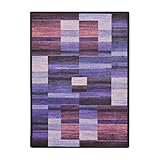 Joy Carpets Kid Essentials Boomblox Teen Area Rugs 92-Inch by 129-Inch by 0.36-Inch Purple [並行輸入品]