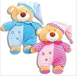おもちゃ Plush Bear Rattle (1 Piece) 11" - Pink - Baby Shower/Toy/Rattles [並行輸入品]
