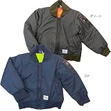 FARM(ファーム)MA-1中綿ジャケット(110-140cm) 130cm コン(4)
