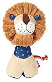 Sigikid Baby spielzeug Lion Grasp Toy with Rattle (21 x 12 x 6 cm) by Sigikid