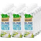 シェフズチョイス オーガニックココナッツウォーター330ml (6本/1箱) 無添加 Organic 100%pure coconut water (6本2箱)
