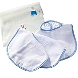 ブルーム 今治産 Fit-Use(フィットユース) ベビースタイ 綿100% 日本製 3枚セット (水玉 3枚セット) 今治fit-useスタイ_水玉3