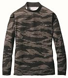 BURTLE バートル モックネックロングTシャツ(ユニセックス) オールシーズン用 ブラック 655 35 L