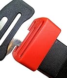 Ganen車ベルトロックバックルガード子供が、子供カーシートBeltLockシートベルト固定のを開く(レッド)