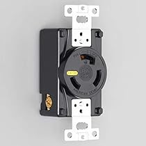 Amazon.co.jp: アメリカン電機 引掛形 埋込コンセント 接地2P30A250V