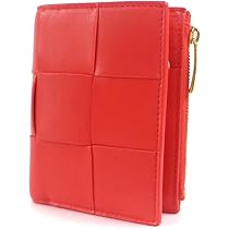 【美品/付属品完備】ボッテガヴェネタ マキシ イントレチャート 二つ折り財布 赤 Amazon | [ボッテガ ヴェネタ] 二つ折り財布 マキシイントレ