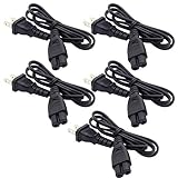 オーディオファン 電源ケーブル メガネケーブル PS5 70cm PS4 PS3 PS2 PS1 PS Vita PSP ブラック 5点