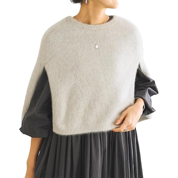 Amazon | [BEARDSLEY] [ビアズリー] ファーニットポンチョ
