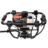 HAIGE 穴掘り機 エンジンオーガー 52cc 2サイクル 緊急停止装置付きドリルロック機能付き ドリル無し ボーリング 工事 地質調査 HG-DZ50S