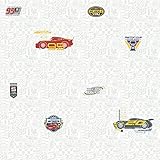 York Wallcoverings dy0190 Kids III Disney Pixar Cars 3 Racing壁紙、ホワイト/オフWhites