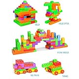 PUERI 積み木ブロック おもちゃ プラスチック 玩具 知育 プレゼント カラー 260個