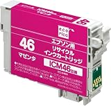 エコリカ エプソン サッカーボール ICM46対応リサイクルインク 通常容量 マゼンタ/顔料 残量表示非対応：PX-402A 残量表示対応：PX-101 PX-401A PX-501A PX-A620 PX-A640 PX-A720 PX-A740 PX-FA700 PX-V780 残量表示対応