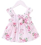 YY-Natuhi ベビー服 子供服 女の子 ワンピース ドレス キッズ 女児 かわいい ふわふわ スカート 入園式 卒園式 赤ちゃん 七五三 発表会 ベビースーツ 春夏 ノースリーブ 花柄 フレア 