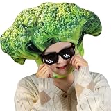 [Bestmaple] ブロッコリー キャップ 被り物 ぬいぐるみ 野菜 帽子かぶりも