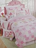 Nicole Miller Garden Fairy Applique Quilt - Twin [並行輸入品]