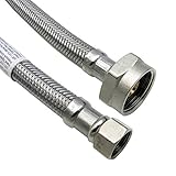 LASCO 10 – 1083 Fine Flare編組ステンレススチールトイレ供給線、3 / 8インチby Ballcock by 16インチ長