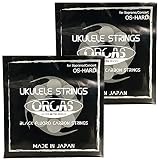 オルカス フロロカーボン ウクレレ弦 セット ソプラノ コンサート兼用 ハードゲージ ORCAS UKULELE STRINGS SOPRANO CONCERT OS-HARD (2セット)