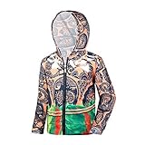 Padete Little Boys Maui Long Sleeve Costume Zip-up Hoodie Jacket (4 years Brown 01) [並行輸入品]