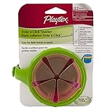 Playtex Flip Top Snacker with Twist 'N Click, Color may vary by Playtex