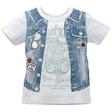 西松屋 [EFD] ベストフェイクプリント半袖Tシャツ 【100cm・110cm・120cm・130cm】　120