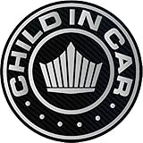 CHILD IN CARマグネット（シルバー）