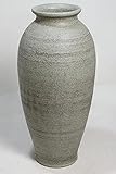 17号 古窯櫛目スレンダー花入信楽焼　陶器　花器　花入　花瓶