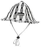 C-Princess ベビー帽子 日よけ帽 つば広 ハット サファリハット サンバイザー ちょうちん柄 可愛い 赤ちゃん 子供 キッズ 男の子 女の子 お出かけ (ブラック)