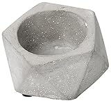 asca 造花 ペンタゴンベース 7.5×10cm ストーン A-10685-011S
