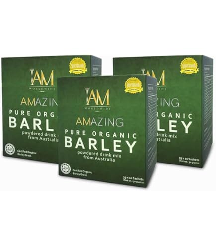 Amazing Pure Organic Barley Powdered Drink Mix 3g x 10 sachet