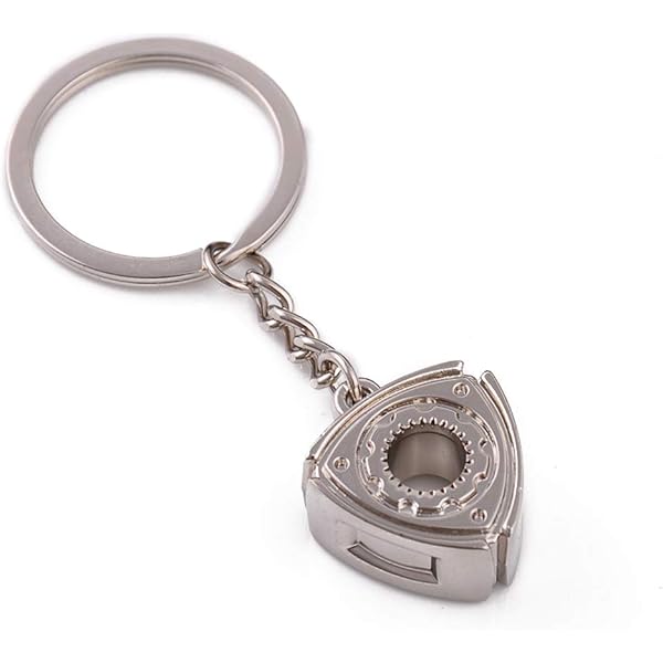 マツダ RX-7 RX-8 ローター ネックレス 金 ロータリー エンジン Amazon | ロータリー エンジン キーリング キーホルダー マツダ