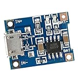 Fityle バッテリ充電　モジュール　リチウム　1A 1S 3.7V　充電ボード　USB入力　