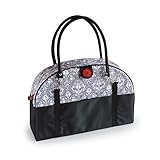 2 Red Hens Coop Carry-All Diaper Bag, Grey Damask by 2 Red Hens [並行輸入品]