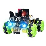 KEYESTUDIO マイクロビット V2 ロボットカー 4WD メカナム ロボットキット ティーンズ 大人用