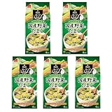 アスザックフーズ 国産野菜とたまごのスープ (8.1g×4) ×5袋