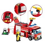 MORA おもちゃ 積み木 消防車 組み立てる おもちゃトラック 知育おもちゃ 小粒積み木 綺麗 子供向け男の子 おもちゃ 女の子 児童贈り物 誕生日 プレゼント 安全 工具