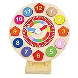 Childrens Wooden Toy Clock, Learn to Tell the Time, Teaching Clock by jumini ? by jumini