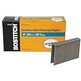 BOSTITCH BCS1516SS-1M 15-1/2 Gauge Stainless Steel Flooring Staple (Pack of 1000) [並行輸入品]
